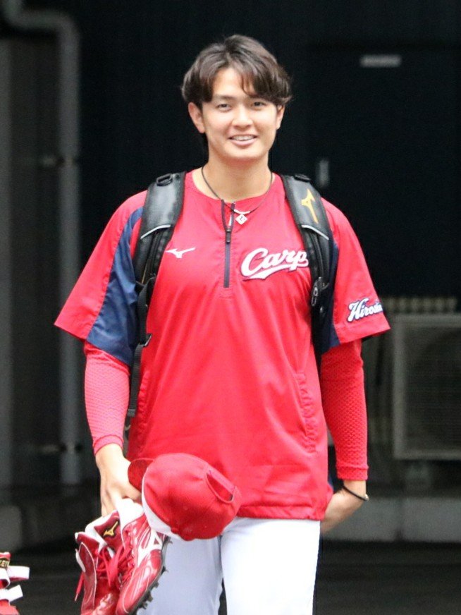 オープン戦リリーフで大活躍❗カープドラフト3位・大道温貴投手の笑顔