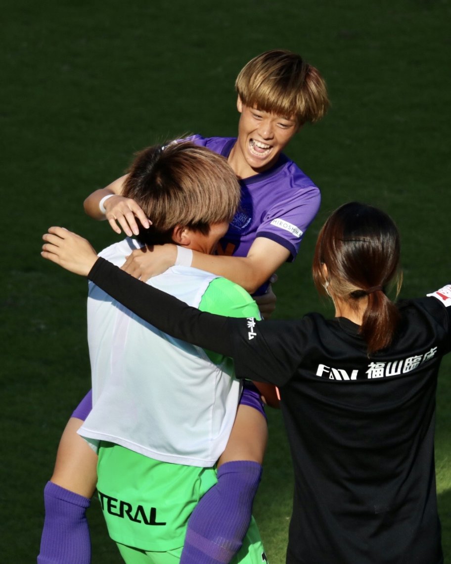 💜後半1分、今シーズンのチーム初得点は中嶋淑乃選手！後半5分、新加入