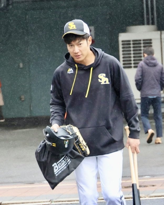 ホークス柳田悠岐スエット上下セットブラックXL 🦅故郷広島で地元ファンからの大きな声援に応える、福岡ソフトバンク