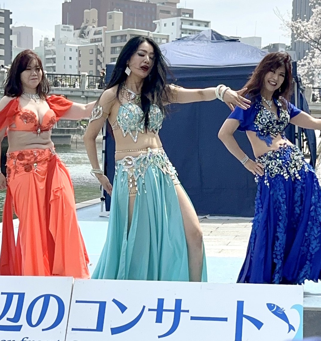 ベリーダンスショー@広島水辺のコンサート | 日刊わしら - HIROSHIMA