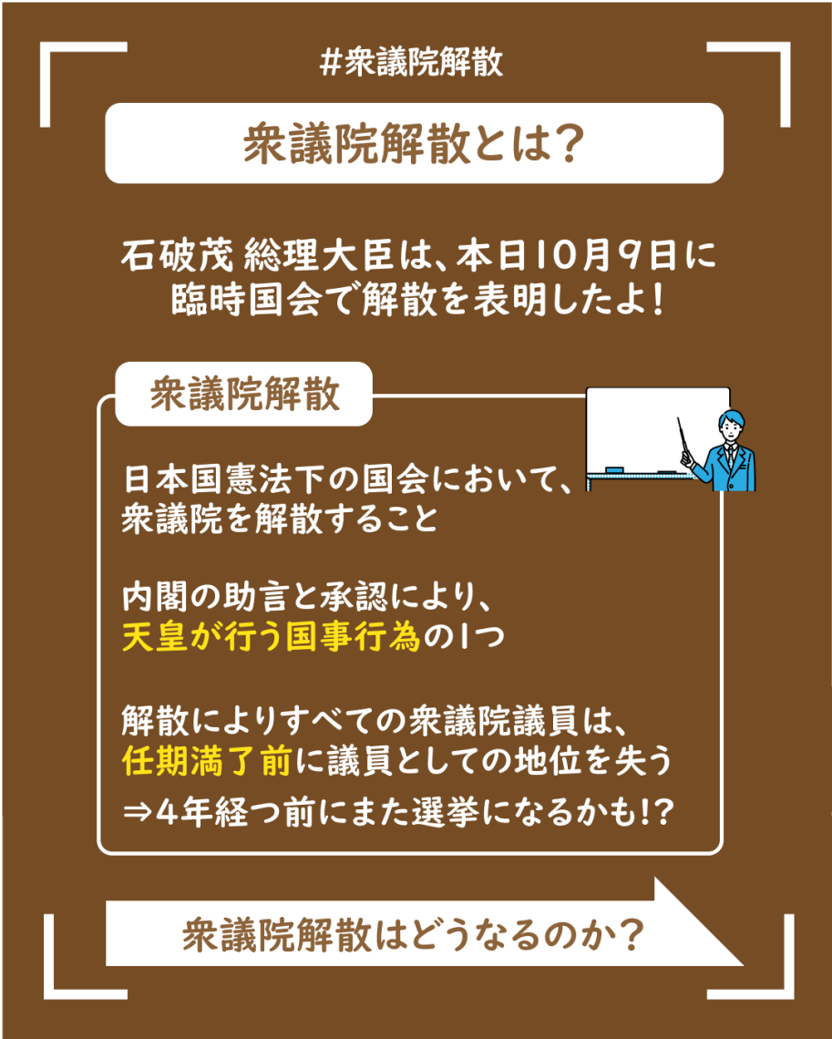 衆議院 の 解散 と は