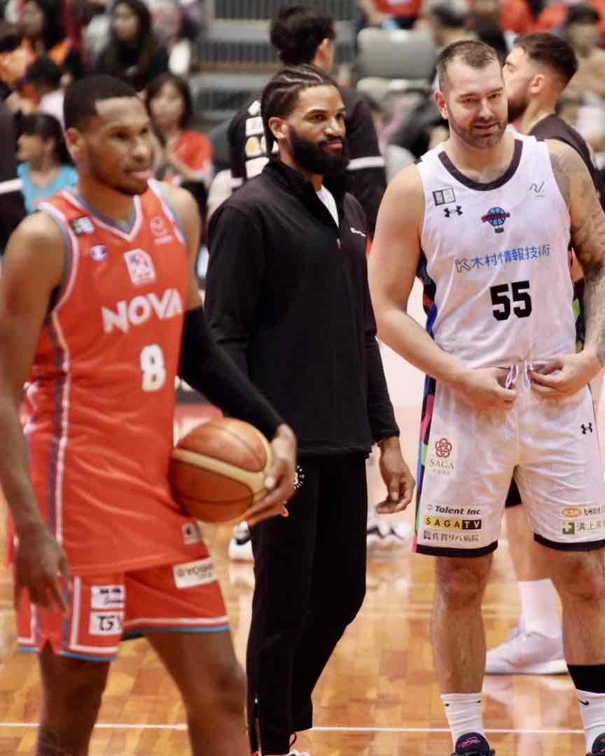 🏀開幕戦に続きゲームを欠場し、練習のサポートにまわる広島ドラゴン
