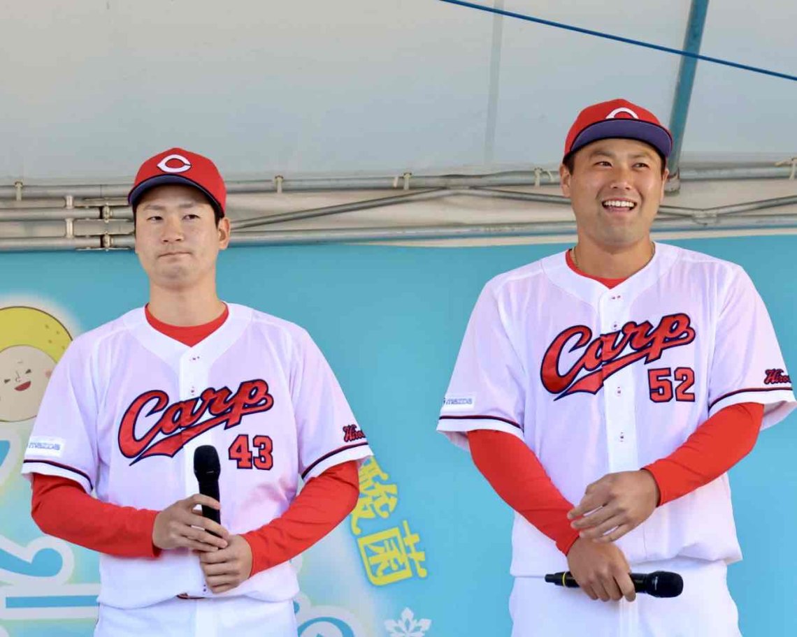 🩵冬一番の健康フェス2024produced by RCCのステージに登場するカープ