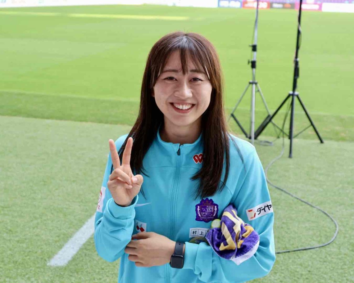 💜イベント終了後、ファンサービスをするサンフレッチェ広島レジーナ