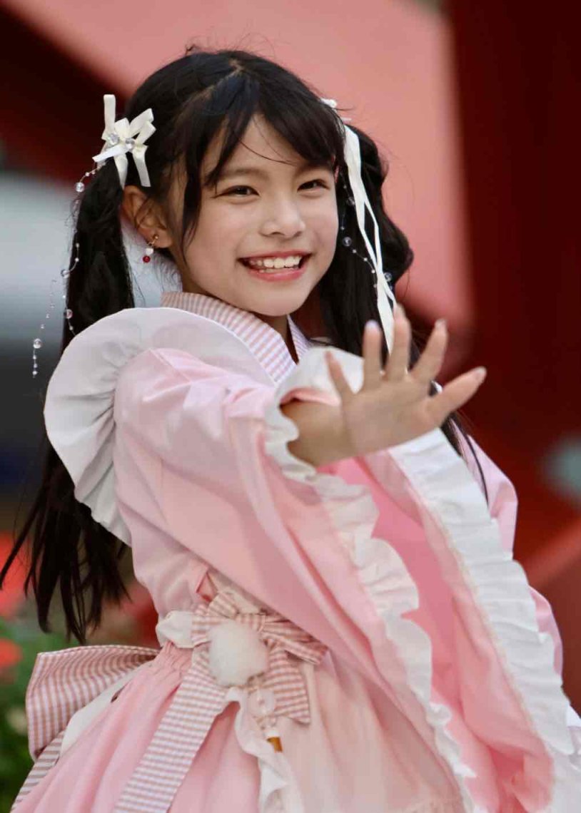 💖広島アイドルパレードvol.12のファッションショーのランウェイに登場