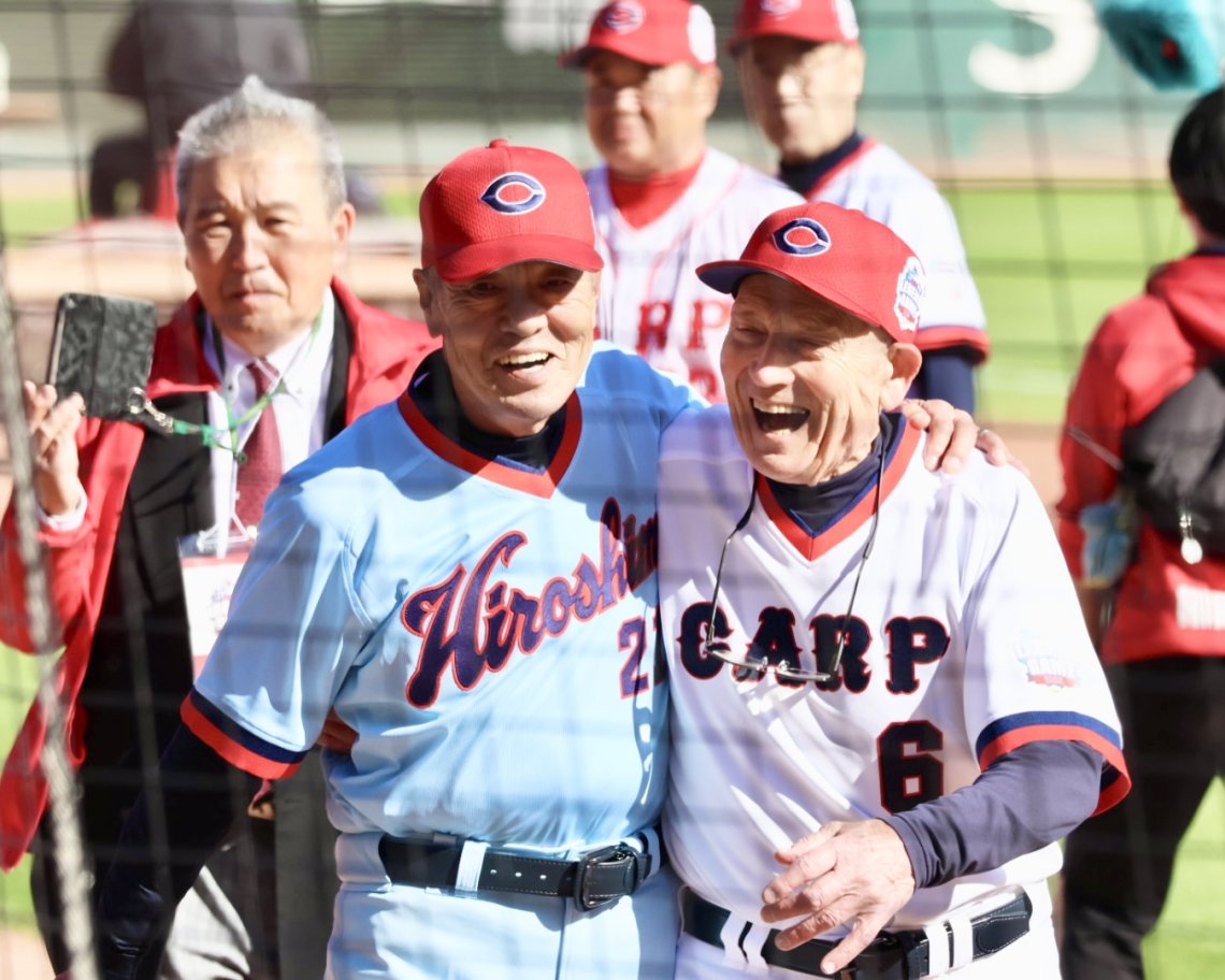 CARP LEGEND GAME 2025】米国オクラホマから来日したカープ75年初V