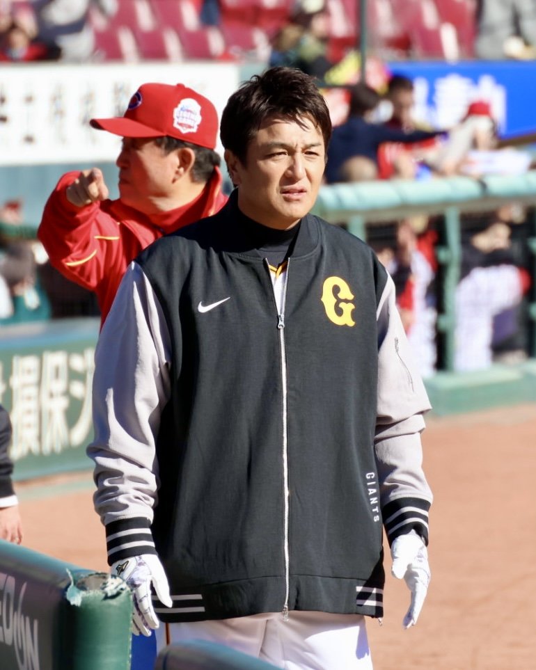 CARP LEGEND GAME 2025】ゲストとして巨人OBから参加、バッティング