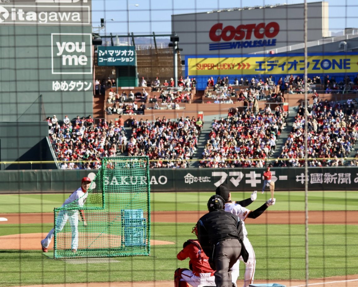 CARP LEGEND GAME 2025】マツダスタジアムからの歓声が大きい2度の