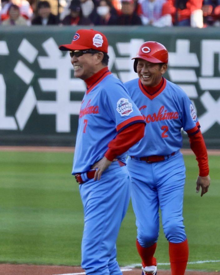 CARP LEGEND GAME 2025】マツダスタジアムからの歓声が大きい2度の