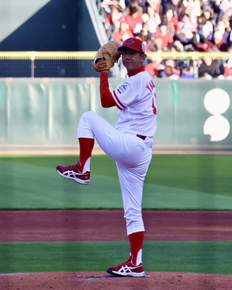 CARP LEGEND GAME 2025】カープ黄金時代投手王国‼️ピッチング練習を