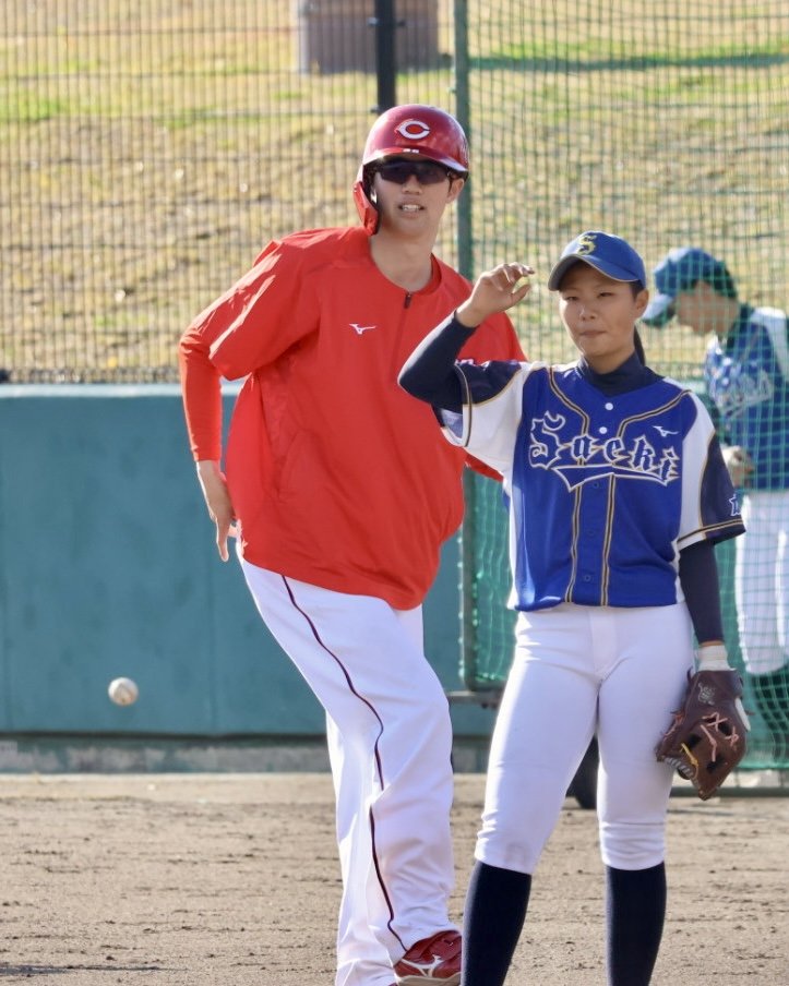 廿日市市女子野球タウンフェスティバル 】ハツラツとしたプレーで女子