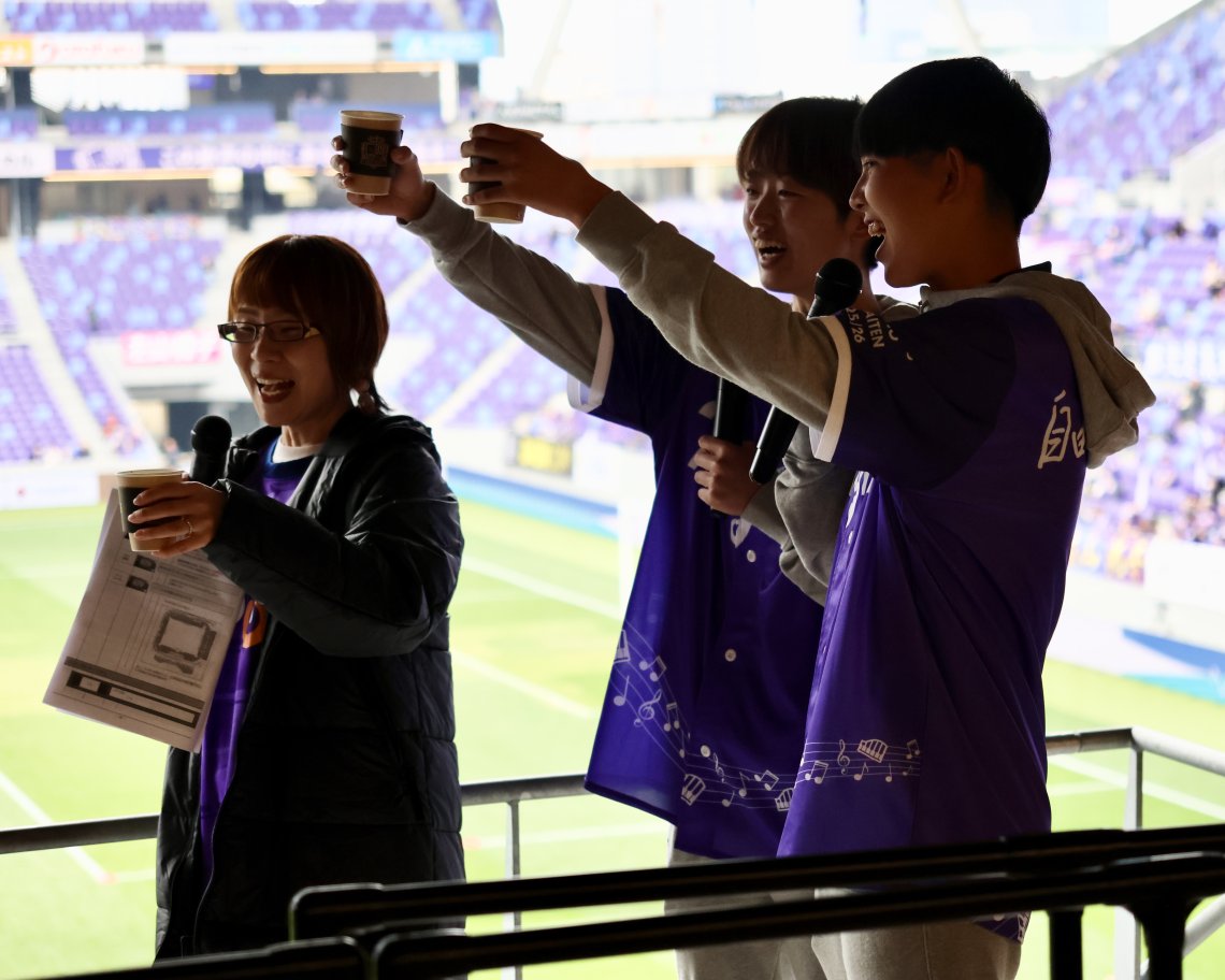 💜【WEリーグ15日】レジーナテレビに出演し、🍽️スタジアムグルメを