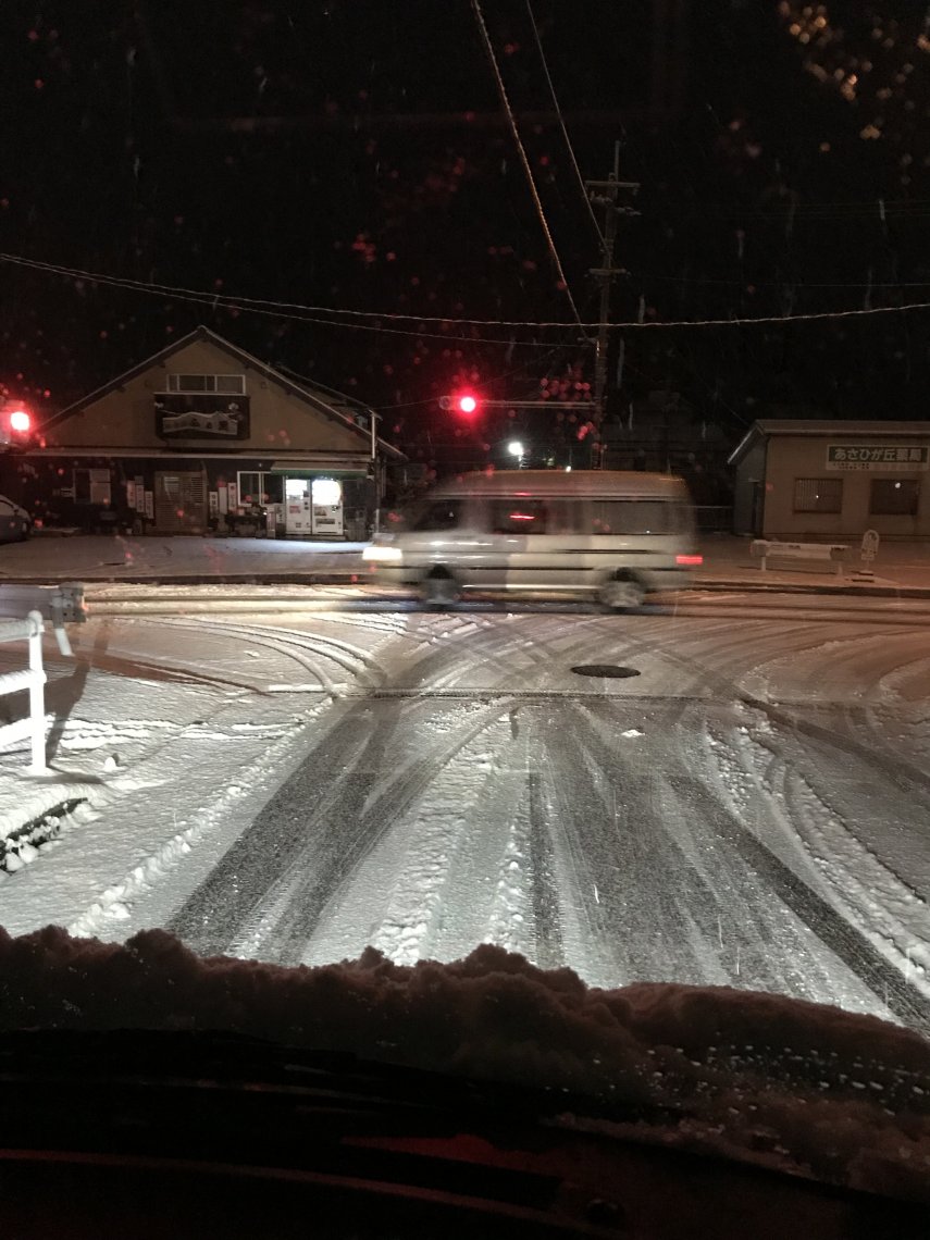そしてまた雪道 日刊わしら Hiroshima Daily Washira