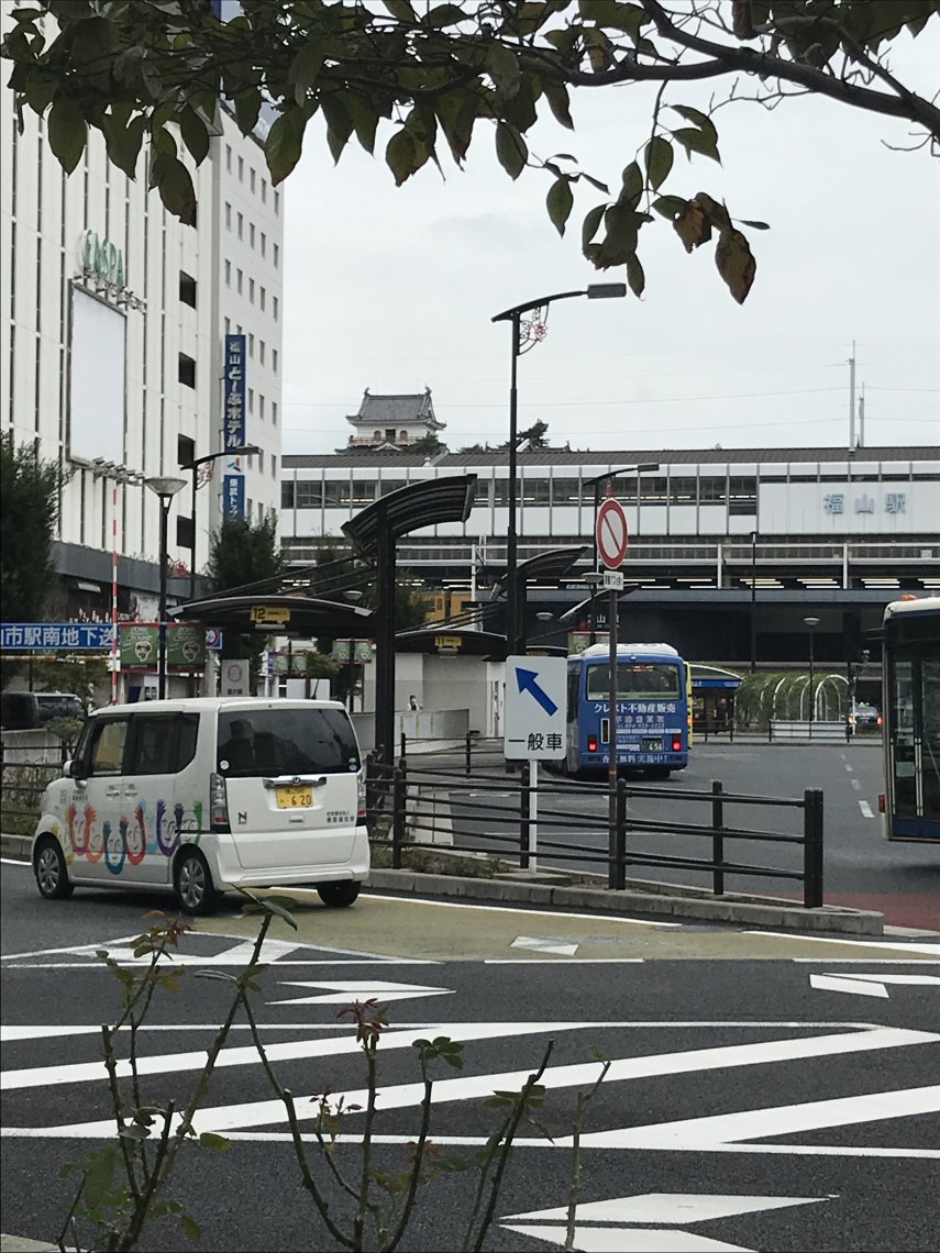 広島の月刊わしら:福山城の見え方①