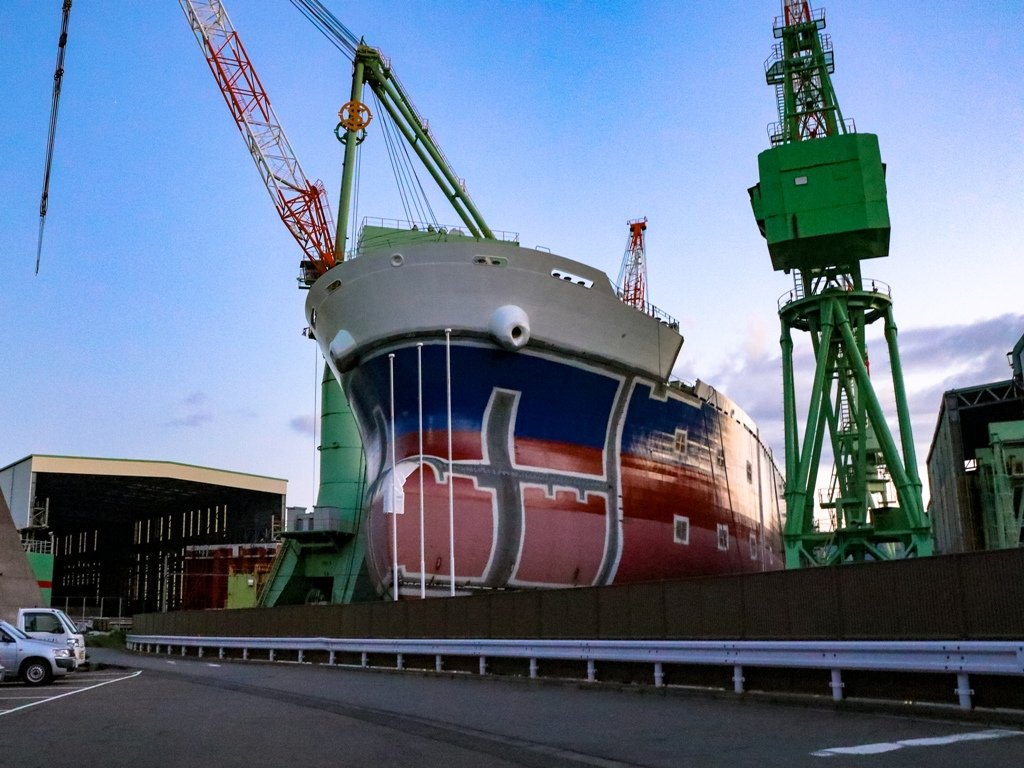 伯方島のしまなみ造船の前の道が凄い 日刊わしら Hiroshima Daily Washira