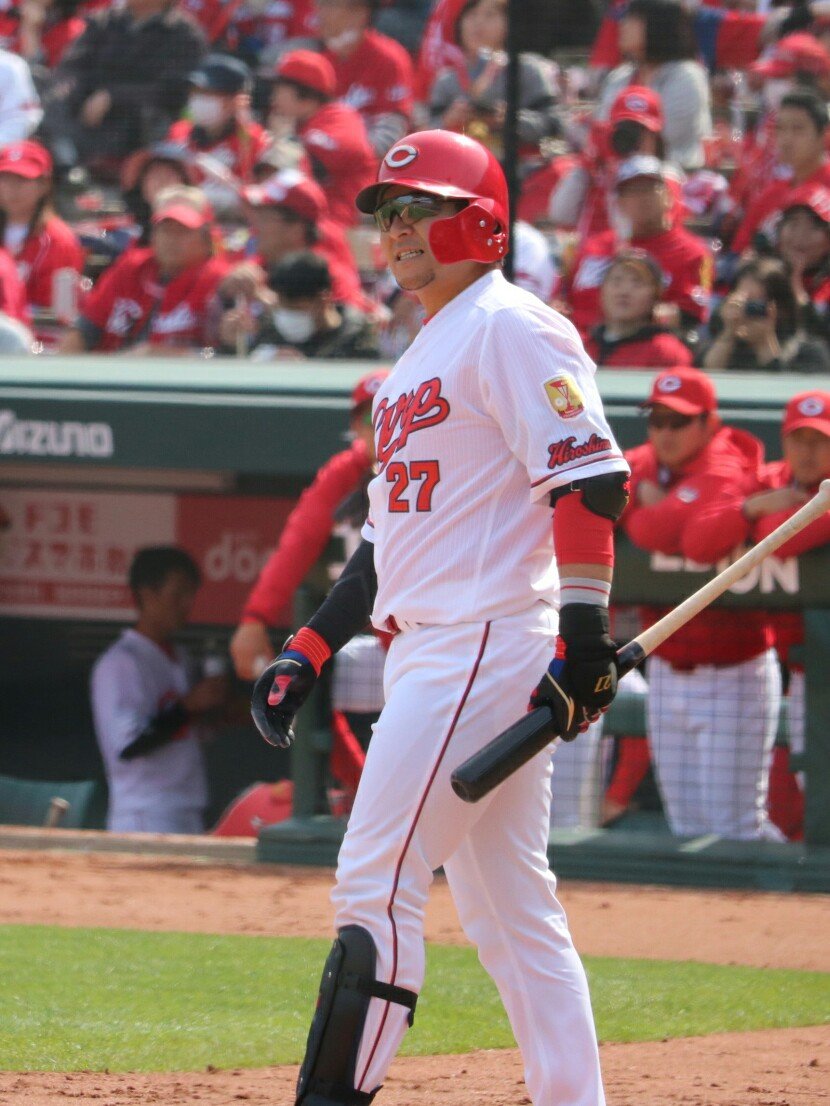 2019年3月5日(火)カープ・會澤翼捕手、先制2ランホームランで