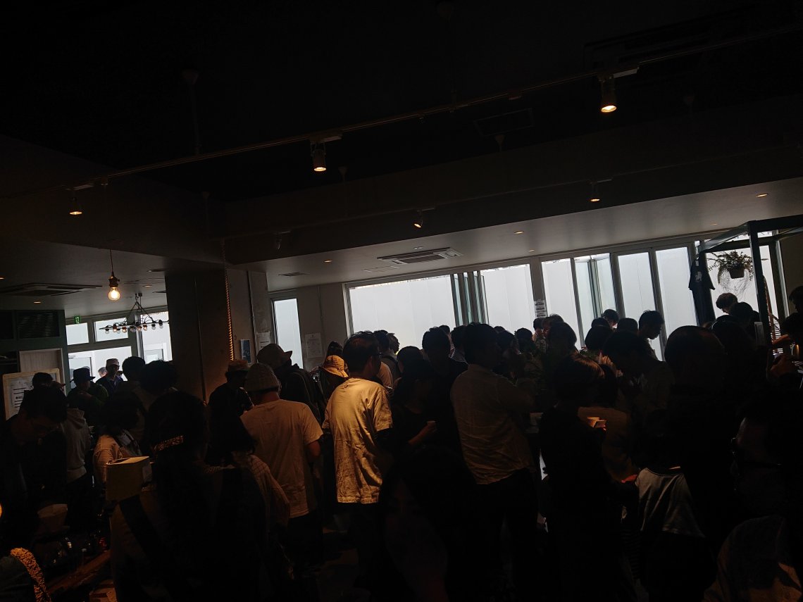 広島コーヒーフェスティバルでの人人人