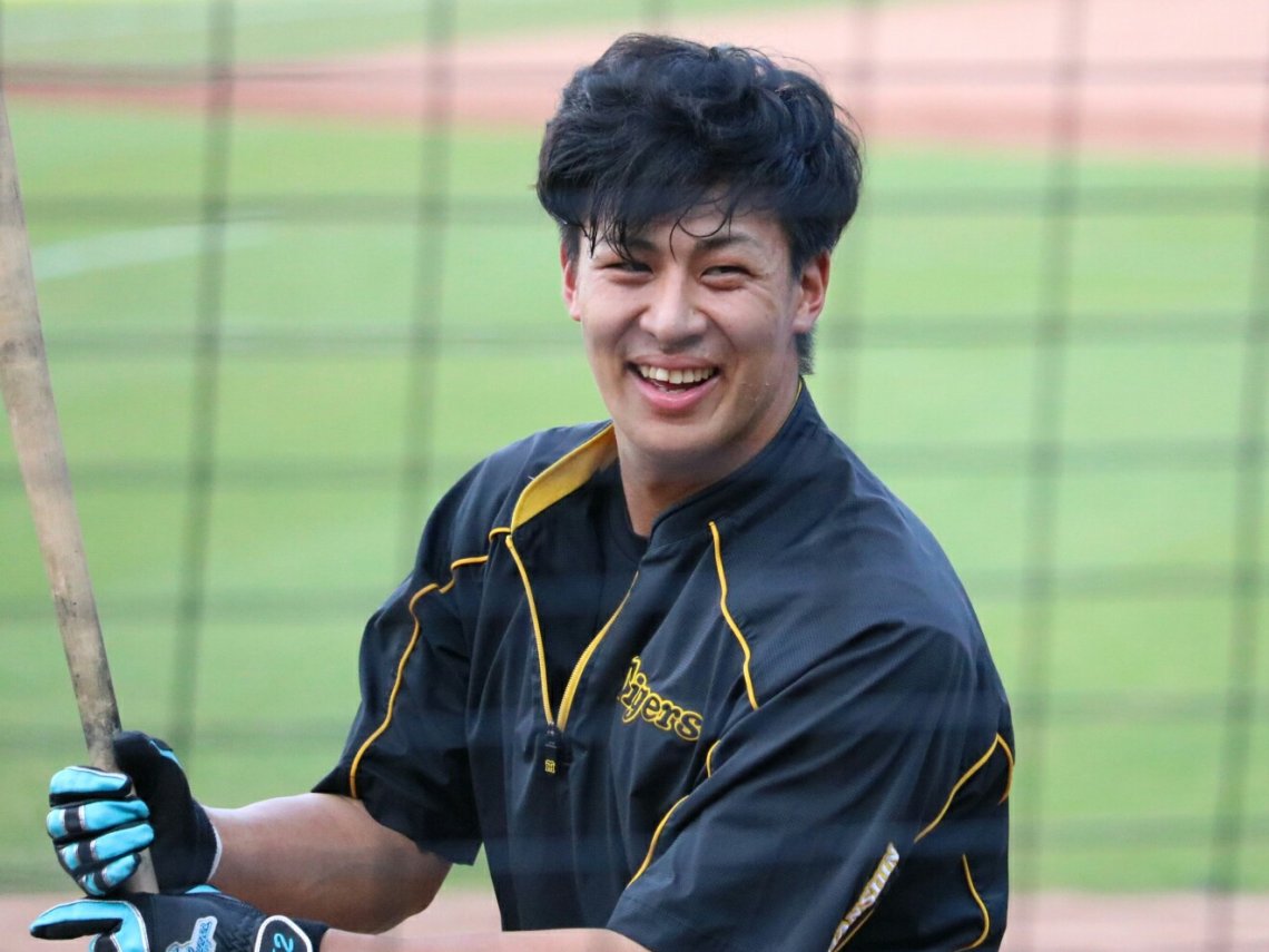 阪神タイガース北條史也選手、植田海選手の笑顔 | 日刊わしら